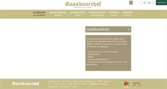 Desktop Screenshot of gassbauerhof.net